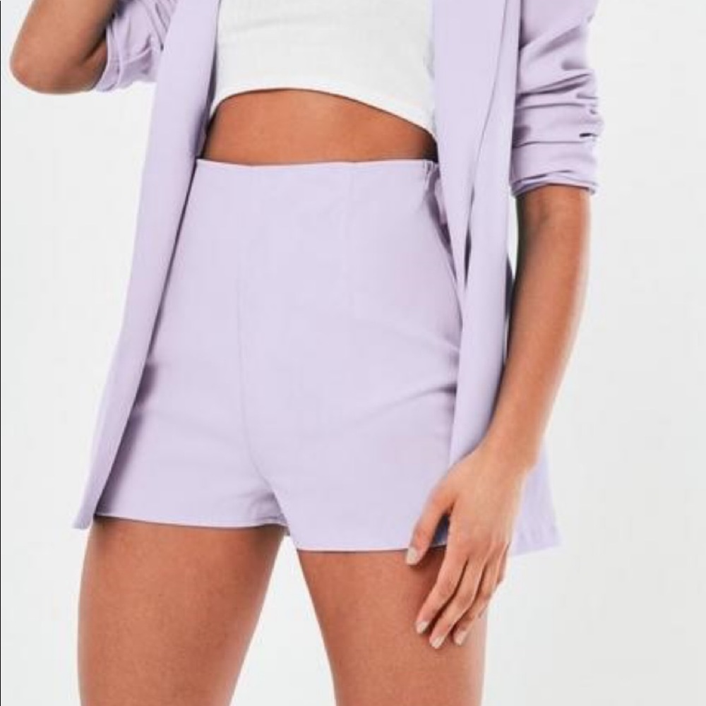 Missguided Lilac Shorts